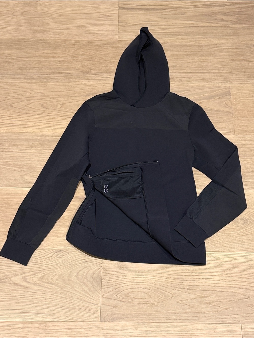 [lululemon] Mens neoprene Hoodie - Black - M